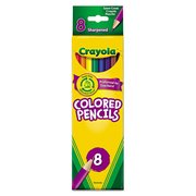 Crayola Color Pencil, Assorted, PK8 684008